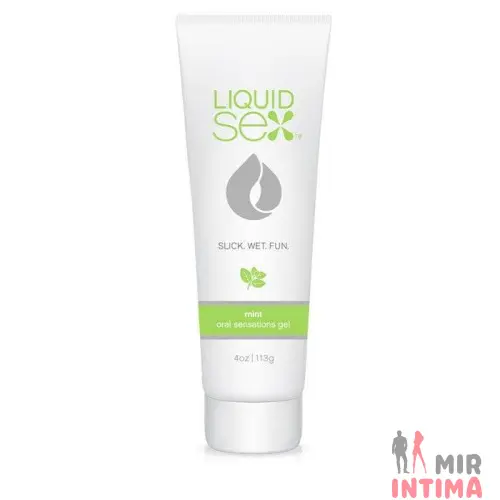 Оральный интим-гель с мятным вкусом Liquid Sex, 113 мл Оральный интим-гель с мятным вкусом Liquid Sex, 113 мл