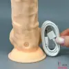 Реалистичный-женский-вибратор-Фаллоимитатор с вибрацией SilexD Vetus Vibro Flesh, 21,5х4,2см. - 2