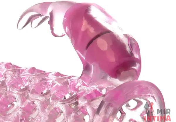 Вибронасадка для удлинения члена со стимуляцией клитора Fx Vibrating Couples Cage Pink - 2 Вибронасадка для удлинения члена со стимуляцией клитора Fx Vibrating Couples Cage Pink - 2