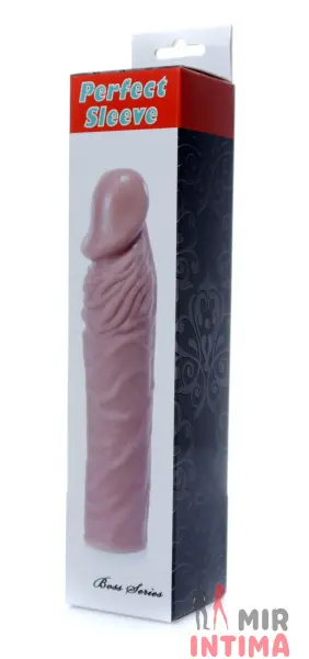 Удлиняющая насадка Boss Series - Perfect Sleeve Mulatto, 7см - 5 Удлиняющая насадка Boss Series - Perfect Sleeve Mulatto, 7см - 5