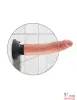 Реалистичный-женский-вибратор-Вибратор с присоской Vibrating Cock Flesh, 17,5х4,8 см - 2