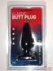 Анальная пробка BLACK BUTT PLUG MEDIUM - 5 Анальная пробка BLACK BUTT PLUG MEDIUM - 5