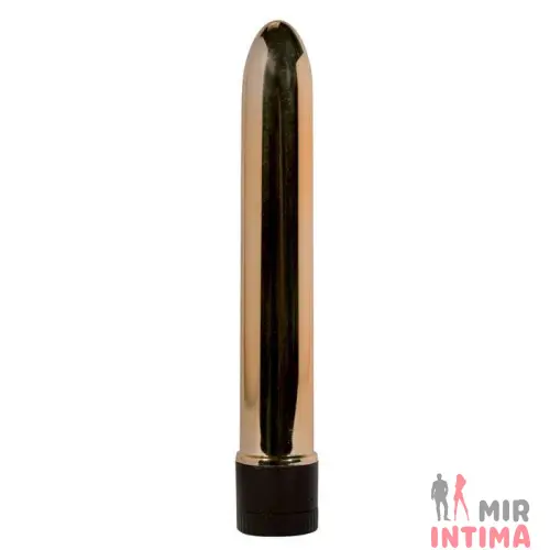 Классический-женский-вибратор-Вибратор Slimline Golden, 15X2,5 см