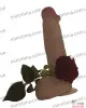 Фаллоимитатор с машонкой EGZO, 21х5.2 см