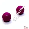 Вагинальные шарики Orgasm Balls, пластиковые, фиолетовые - 1