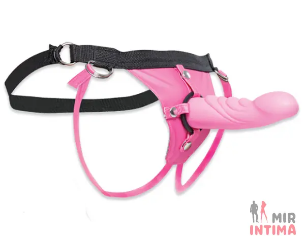 Женский розовый страпон Fetish Fantasy Silicone Strap-On, 15Х3,8 СМ - 2 Женский розовый страпон Fetish Fantasy Silicone Strap-On, 15Х3,8 СМ - 2