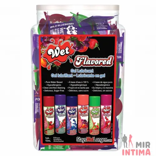 Фруктовый лубрикант WET Flavored, 10 мл Фруктовый лубрикант WET Flavored, 10 мл