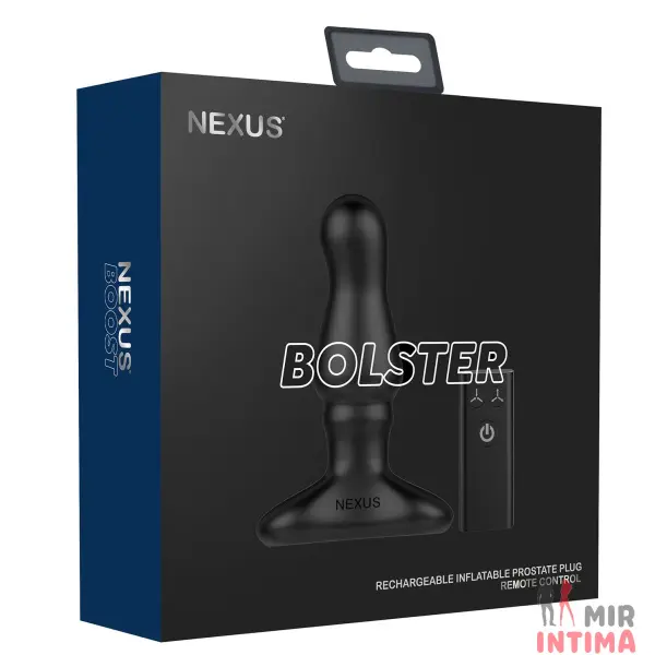 Анальная вибропробка Nexus Bolster с надувной головкой для мужчин, 6 режимов - 4