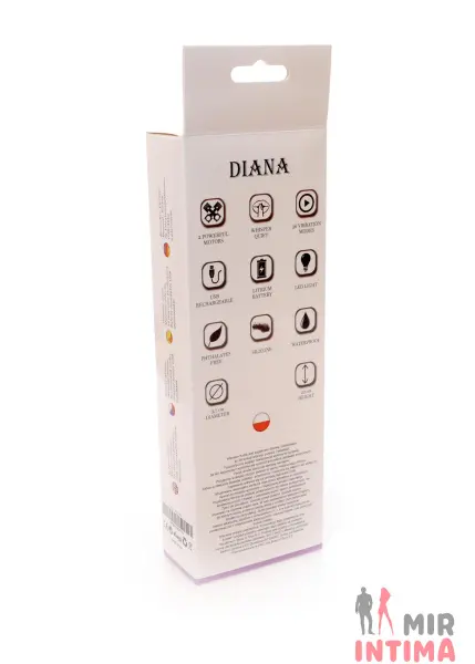 Женский-вибратор-точки-G-Вибратор со стимулятором клитора DIANA - 6