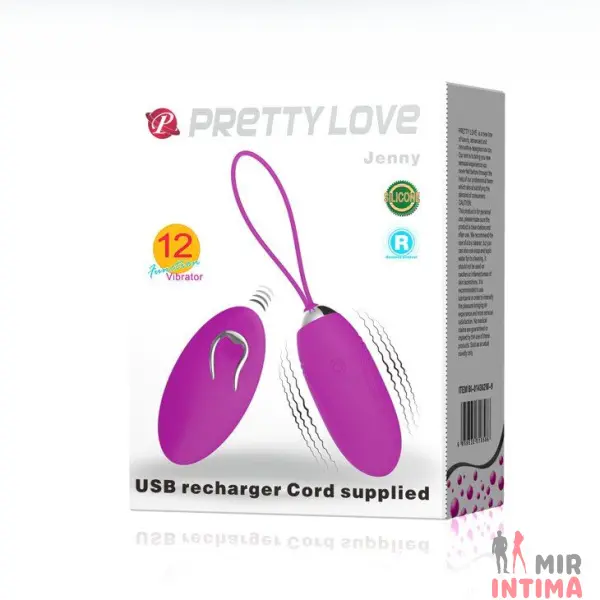 Гладкое виброяйцо «Jenny» от Pretty Love с дистанционным управлением - 5 Гладкое виброяйцо «Jenny» от Pretty Love с дистанционным управлением - 5