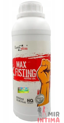 Лубрикант на водной основе LoveStim MAX Fisting, 1000 мл
