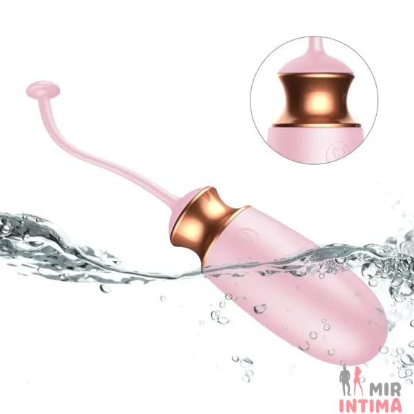 Женская-вибропуля-Виброяйцо с ДУ и функцией подогрева «Vibrating Silicone Love EGG» - 3