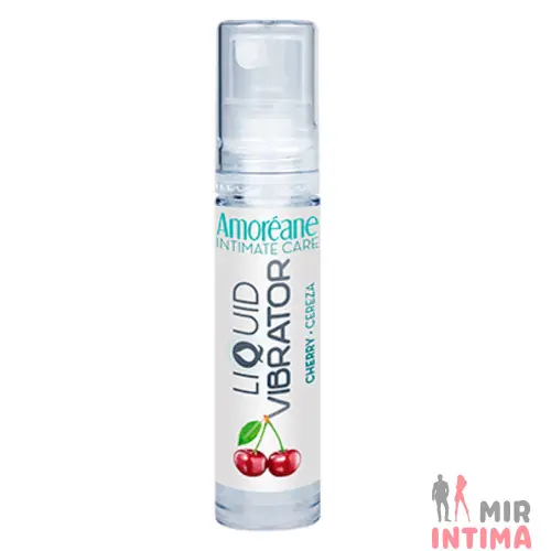 Жидкий вибратор Amoreane Liquid Vibrator, вишня 10 мл Жидкий вибратор Amoreane Liquid Vibrator, вишня 10 мл