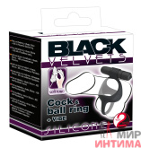 Виброкольцо BLACK VELVETS COCK & BALL RING
