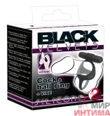 Віброкільце BLACK VELVETS COCK & BALL RING