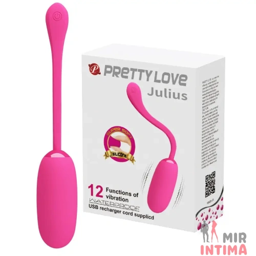 Перезаряжаемое виброяйцо JULIUS от Pretty Love