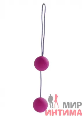 Вагинальные шарики Candy Balls Lux, пурпурные