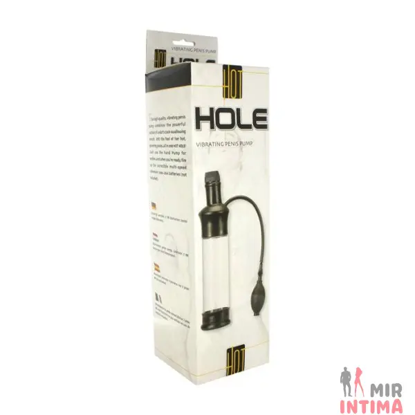 Вибропомпа Hot Hole Penis Pump, 21X7,5 см - 1