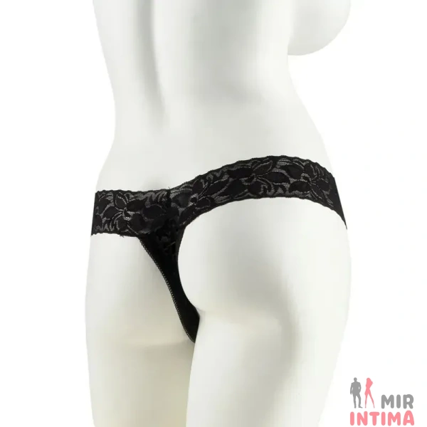 Женские-вибротрусики-Стринги с вибропулей Ff Plus Size Hanky Spank Me - 4