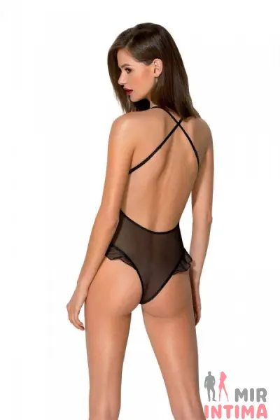 Эротическое боди Passion DOLLY BODY,с открытыми чашками - 1