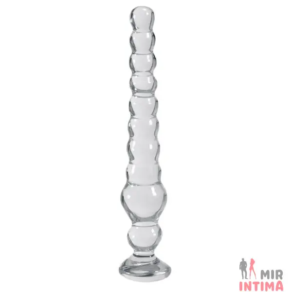 Анальная пробка Crystal Clear, стеклянная, 20X4 см - 1 Анальная пробка Crystal Clear, стеклянная, 20X4 см - 1