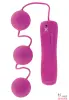 Вагинальные шарики с функцией вибрации Funky Triple Power Balls - 2