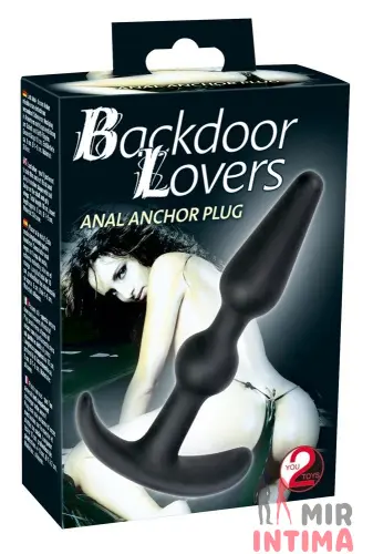 Силиконовый анальный плаг Backdoor Lovers, 10х2