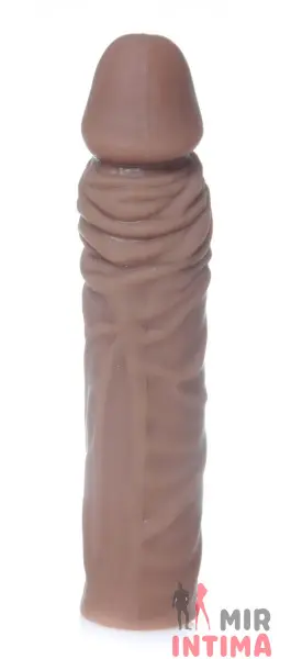 Удлиняющая насадка Boss Series - Perfect Sleeve Mulatto, 4 см - 5 Удлиняющая насадка Boss Series - Perfect Sleeve Mulatto, 4 см - 5
