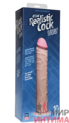 Огромный фаллоимитатор UltraSkyn Realistic Cock 12'', 30х5 см