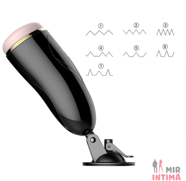 Мастурбатор с вибростимуляцией FOXSHOW Vibrating Masturbation Cup, 7 режимов - 3