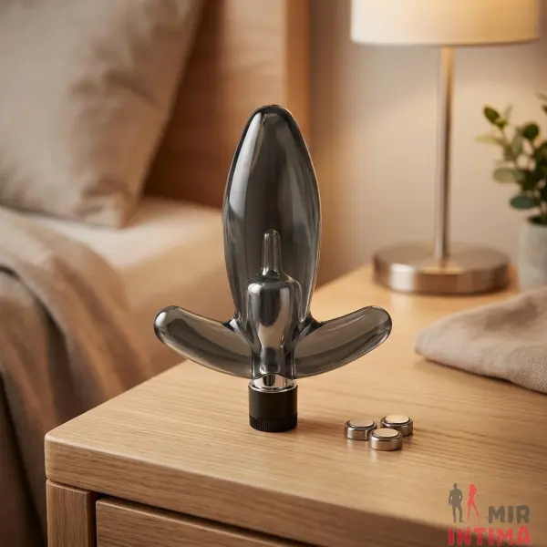 Анальная пробка с вибрацией EZ Butt Plug, 7,5x3,5 см - 3