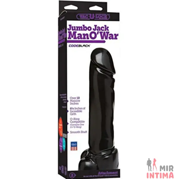 Фаллоимитатор Jumbo Jack Man O'war, 21х5 см - 3 Фаллоимитатор Jumbo Jack Man O'war, 21х5 см - 3