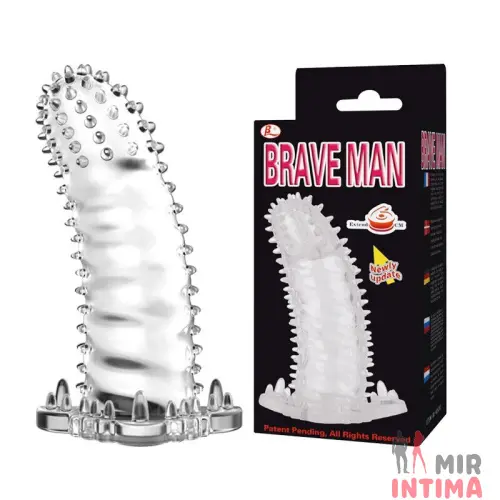 Насадка на пенис ВRAVE MAN Насадка на пенис ВRAVE MAN