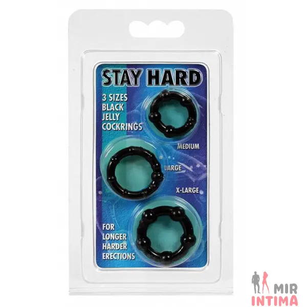 Набор эрекционных колец Stay Hard - 5 Набор эрекционных колец Stay Hard - 5