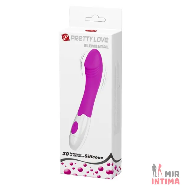 MIBI-014812-Женский-вибратор-точки-G - 10 Женский-вибратор-точки-G-Вибромассажер для точки G от Pretty Love - ELEMENTAL - 10