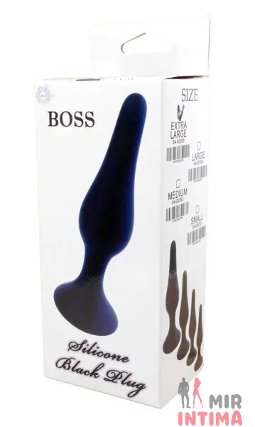 Анальная пробка Silicone Plug Large 12,5х3 см - 7