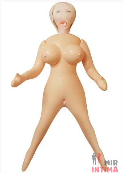 Кукла телесного цвета Vivid Raw Juicy Juggs Love Doll - 3