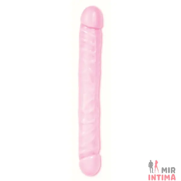 Двойной фаллоимитатор Pretty and Pink, 30X3,5 см - 1 Двойной фаллоимитатор Pretty and Pink, 30X3,5 см - 1