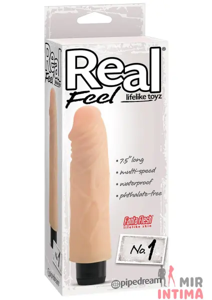 Реалистичный-женский-вибратор-Вибратор Real Feel №1, 16X4 см - 1