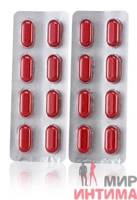 Возбуждающие таблетки Hirox Pills LHX Pharma, 16 шт.