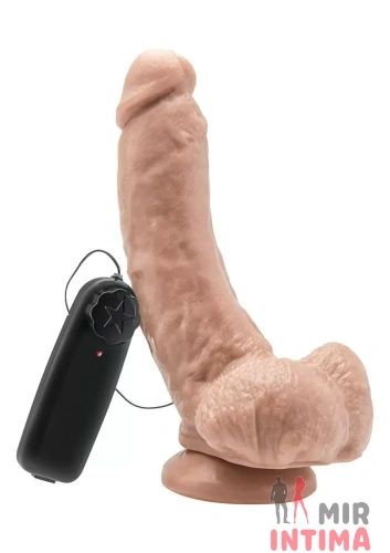 Реалистичный-женский-вибратор-Реалистичный вибратор на присоске Cock 8 Inch, 17,5х5 см