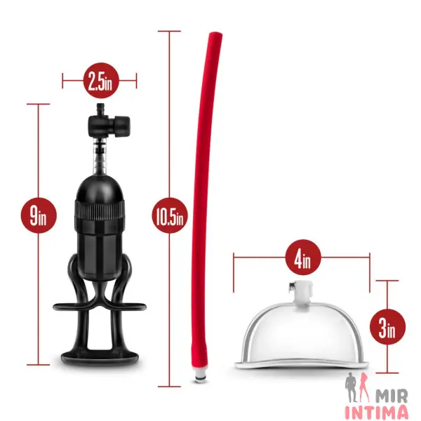 Вакуумная помпа Blush Temptasia – Intense Pussy Pump System - 5 Вакуумная помпа Blush Temptasia – Intense Pussy Pump System - 5