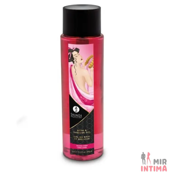 Гель для ванны и тела Shunga Frosted Cherry, 370 мл - 1 Гель для ванны и тела Shunga Frosted Cherry, 370 мл - 1
