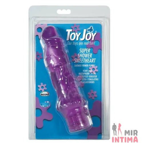 TOY9406-Гелевый-и-силиконовый-женский-вибратор Гелевый-и-силиконовый-женский-вибратор-Вибратор Shower Sweetheart, гелевый, 16x4,5 см