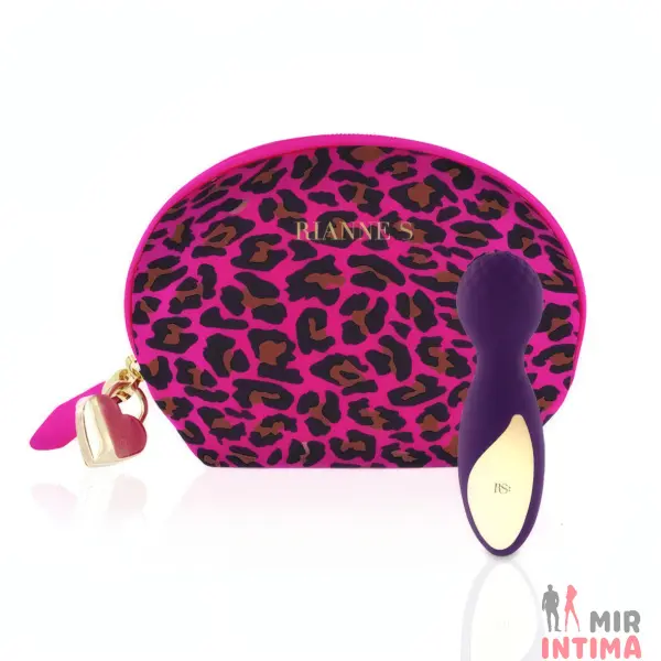 Маленький-женский-вибратор-Мини вибромассажер Rianne S: Lovely Leopard, силикон, 10 режимов - 5