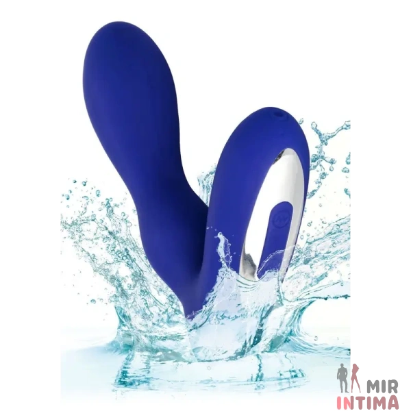 Анальный вибратор Wireless Pleasure Probe Blue, 13 см - 6