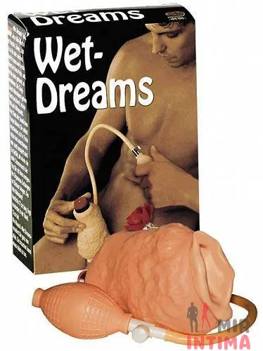 Вакуумный мастурбатор с вибрацией Wet Dreams, 16X3,5 см
