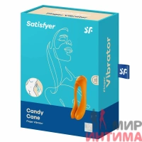 Гелевый-и-силиконовый-женский-вибратор-Универсальный вибростимулятор Satisfyer Candy Cane 