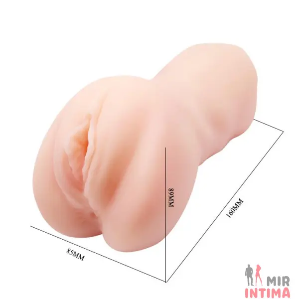 Мастурбатор с вибрацией CRAZY BULL - Realistic Pocket Pussy - 7
