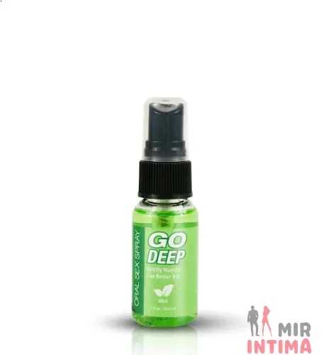 Оральный спрей Go Deep Mint 1 fl. oz., 29,57 мл Оральный спрей Go Deep Mint 1 fl. oz., 29,57 мл